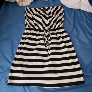 Mossimo black and white mini dress size M